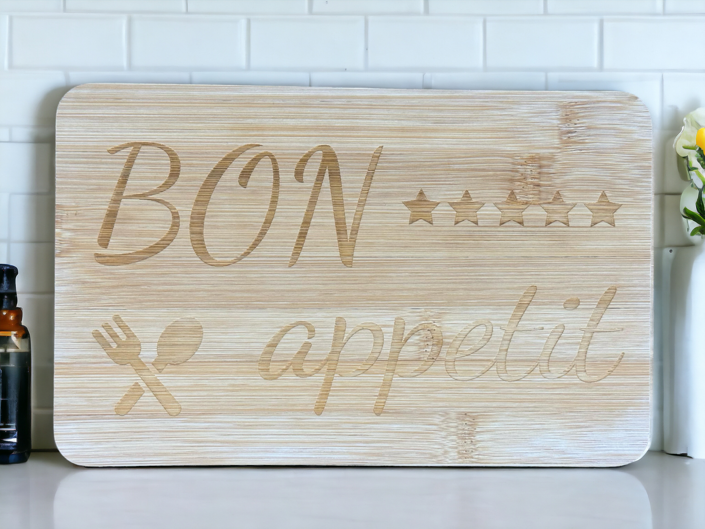 Frühstücksbrettchen mit persönlicher Gravur