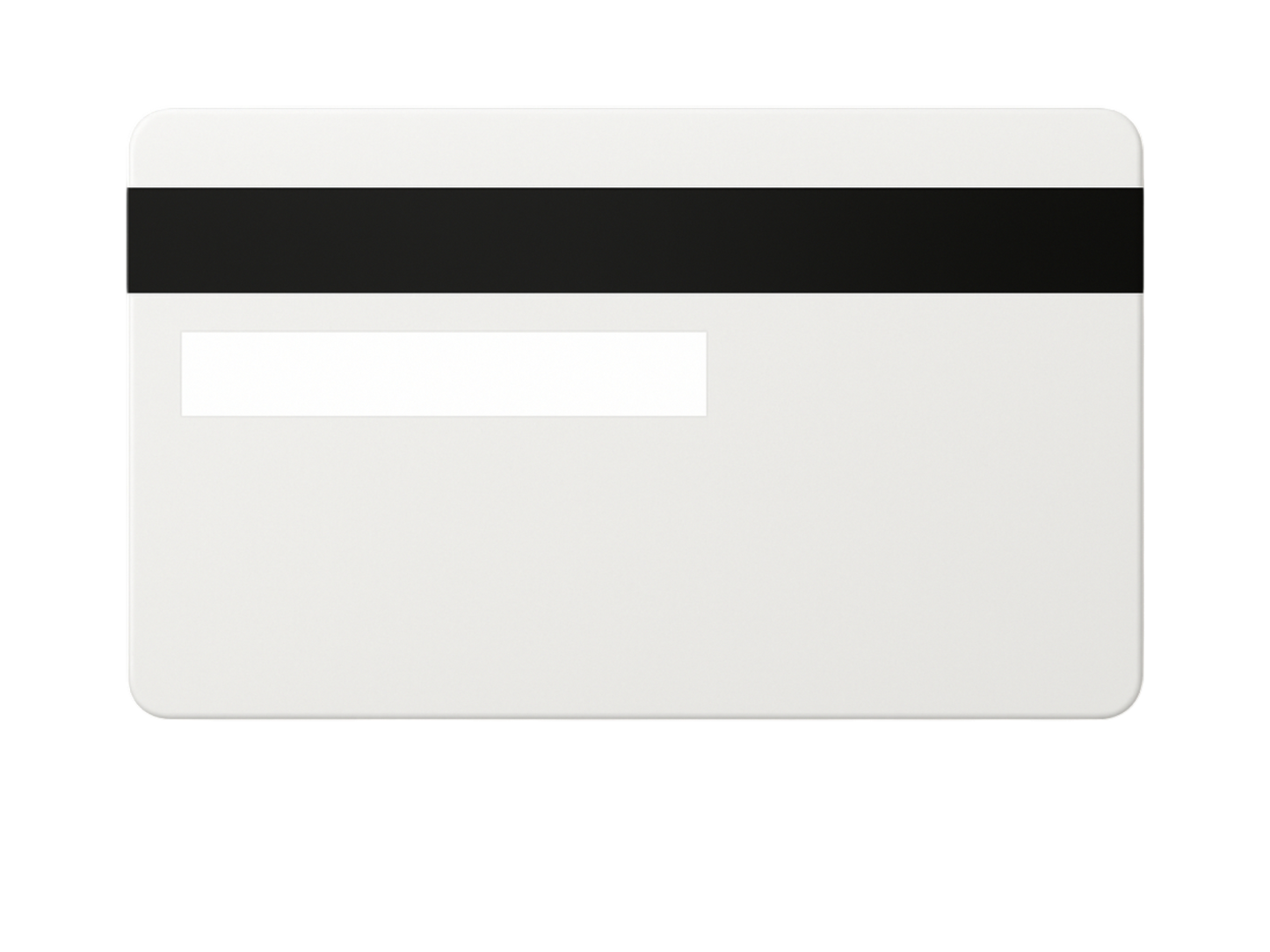 Kredit-/Debitkarte aus Metall - Farbe: Weiß / Gravur: Gold Chrome - Kleiner Chip