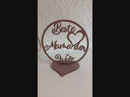 Schild "Beste Mama der Welt"